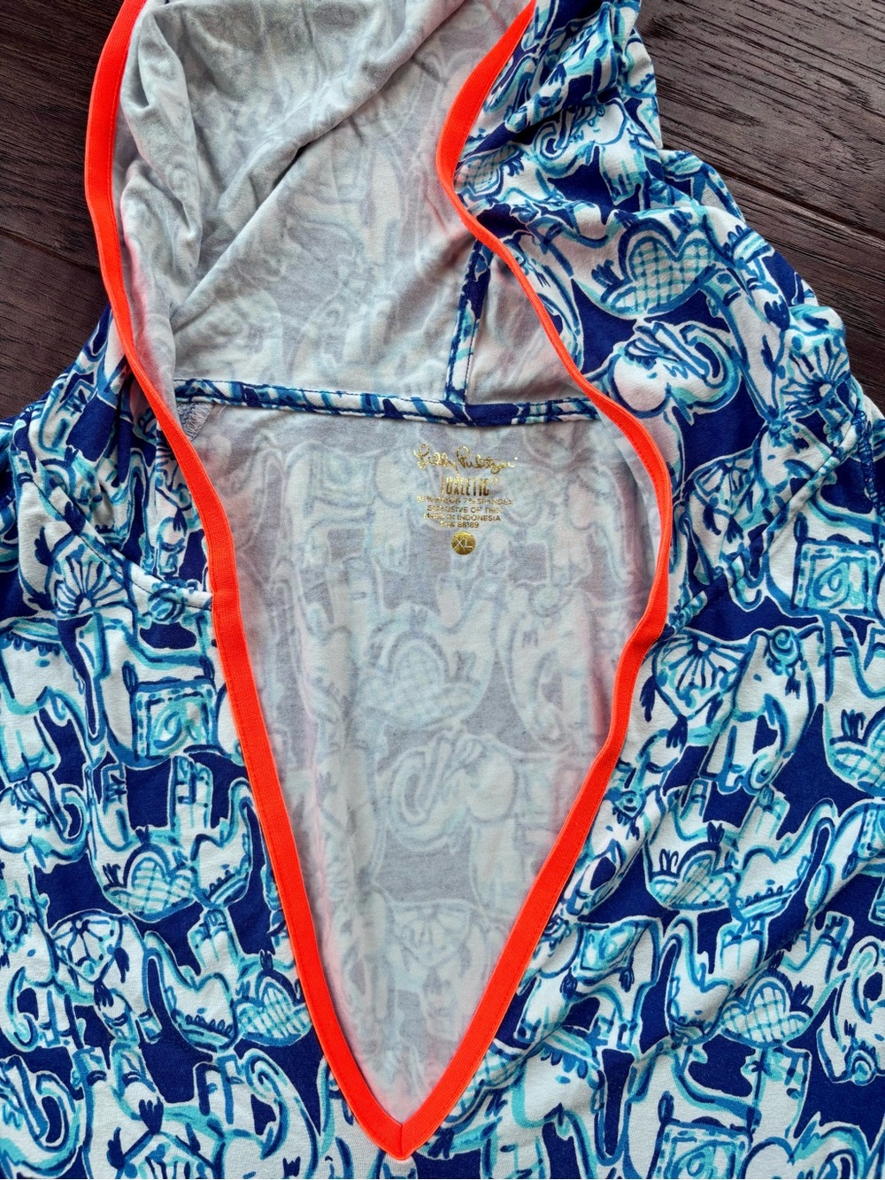 Lilly Pulitzer Luxletic Gabi Hooded Pullover - Picture 2 of 6